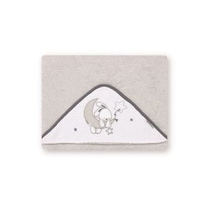 Maxicapa Baño Algodón 100%  – Luna Blanco/Gris