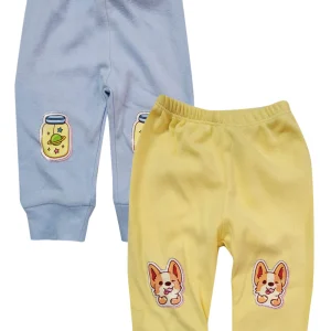 2-PACK Pantalón de algodón para bebé. Perrito