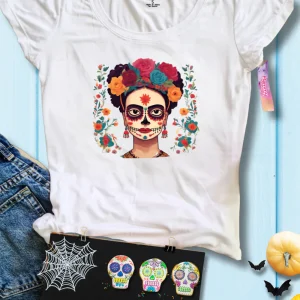 Playera Dama. Frida catrina