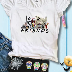 Playera Dama. Friends Horror Jack