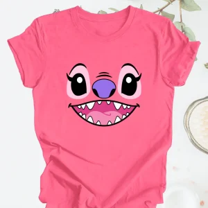 Blusa dama manga corta. Sky stich