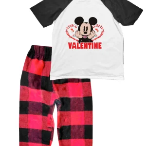 Pijama Kids franela. Mouse Valentin