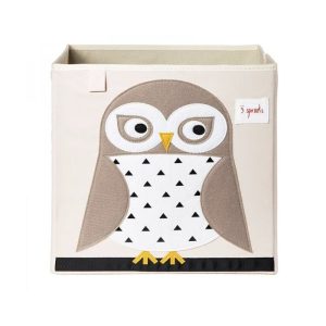 Caja para juguetes 3sprouts – Buho Blanco