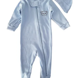 Set mameluco y gorro niño. Osito Cielo