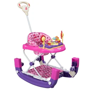 Andadera Mecedora Sunshine Rosa De Bebe