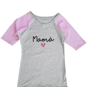 Playera Ranglan dama. Mamá corazón