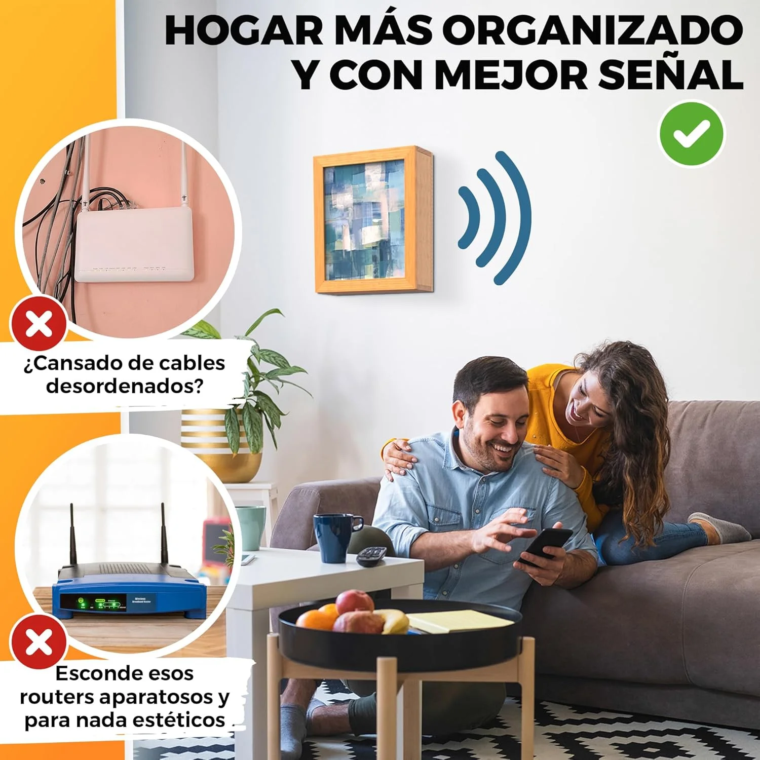 Caja Router Pared Elegante y Discreta Para Esconder Cables - Imagen 4