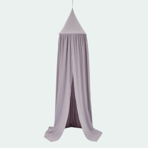 Velo para cuna gris oscuro