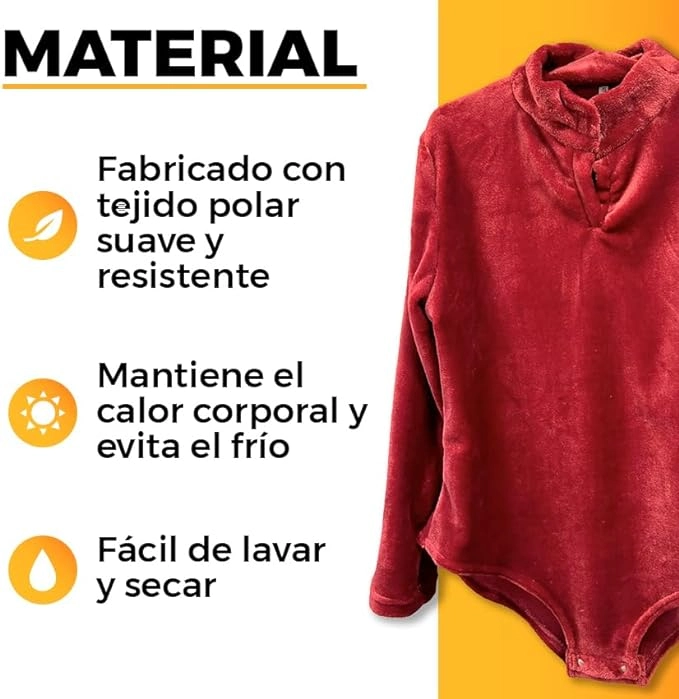 Pijama Mujer Invierno con Body - Imagen 5