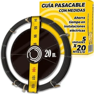 Guia Pasacables Profesional con Medidas Impresas