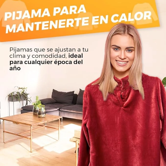 Pijama Mujer Invierno con Body - Imagen 7