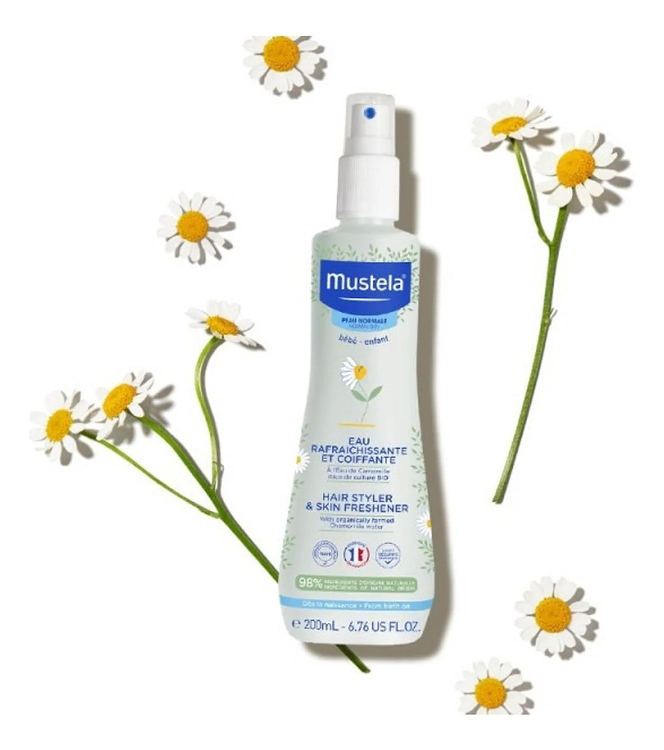 Agua Perfumada Para Peinar Refrescante Mustela - Imagen 3