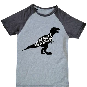 Playera Ranglan caballero. Papasaurus