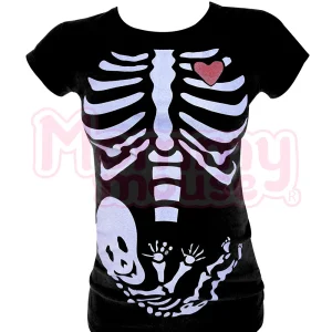 Blusa Maternidad Básica Manga corta. Radiografía.