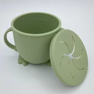 Porta snacks de silicona reutilizable mini