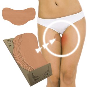 12/24 uds de Apositos Adhesivos Antirozaduras Muslos – Bandas Antirozaduras Muslos – Anti Friccion Piernas – Banda Antirozadura – Sustituto Faja Muslos