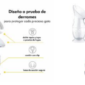 COLECTOR DE LECHE MATERNA DE SILICONA. MEDELA