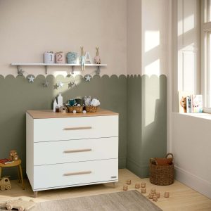 Cómoda bebé de 3 cajones