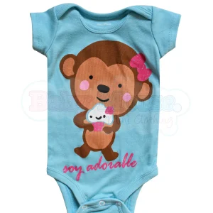 Pañalero Manga Corta Niña. Soy Adorable