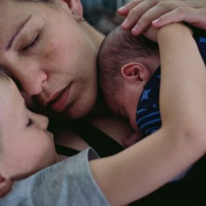 Sueño de mami y bebé