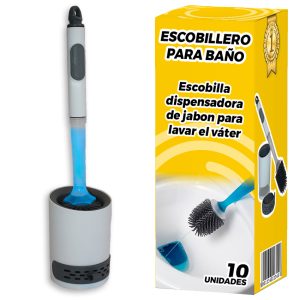 Escobilla Baño con Dispensador Jabon