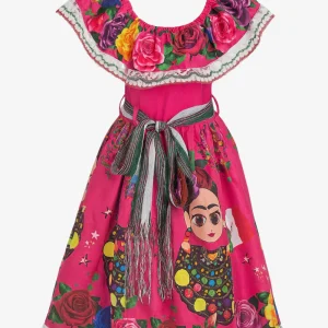 Vestido Campesina Fiusha 3 a 10 años. Fridita