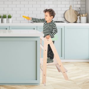 Fold torre de aprendizaje plegable