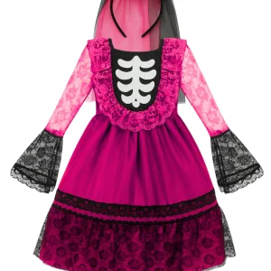 Vestido catrina Fiusha. 3 a 10 años