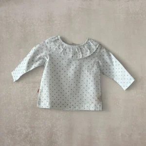 Camisa muselina. Plumeti