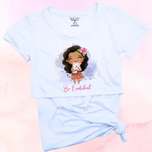Blusa maternidad-lactancia mc estampada. Baby Moana