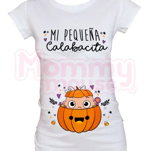 Blusa maternidad manga corta Full Print. Mi pequeña calabacita