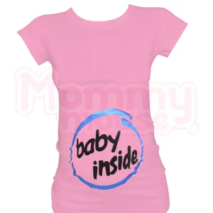Blusa Maternidad Básica Manga corta. Baby inside.
