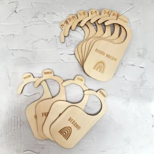 Perchas separadores de ropa de bebé