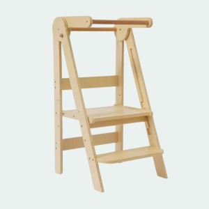 Torre de aprendizaje plegable con 3 niveles de altura