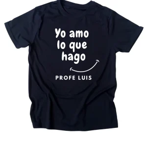 Playera Caballero nombre personalizado. Amo lo que hago