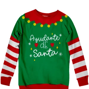 Sudadera afelpada Caballero. Duende ayudante de santa