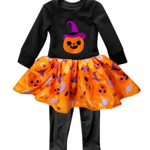 Vestido Baby Calabaza. 3 meses a 8 Años