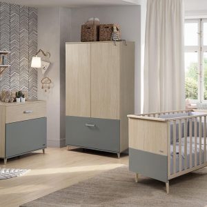 Nature Cuna de 120×60 Gris