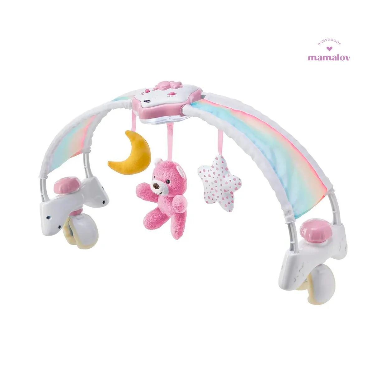Arco de Oso Arcoiris Para Cuna Rosa 4328 Chicco