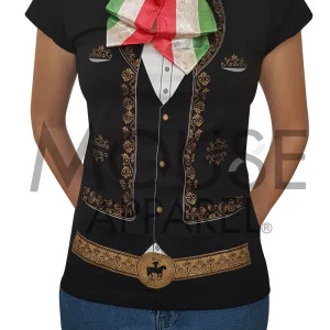 Playera Dama. Mariachi real Tricolor