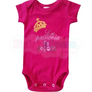 Pañalero Manga Corta Niña. La princesa ha llegado