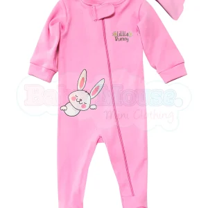 Set mameluco y gorro niña. Little Bunny