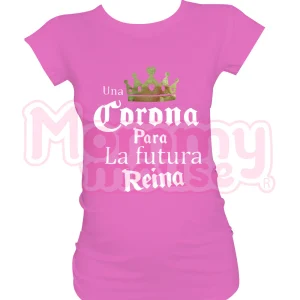 Blusa Maternidad Básica Manga corta. Futura reina