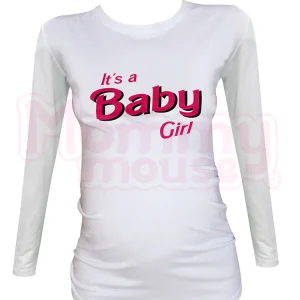 Blusa Maternidad Básica Manga Larga.  It´s a Baby girl