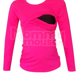 Blusa maternidad-lactancia Manga Larga. Fiusha