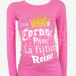 Blusa Maternidad Básica Manga Larga. Futura reina