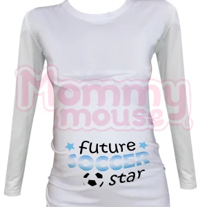 Blusa Maternidad Básica Manga Larga. Soccer