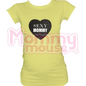 Blusa Maternidad Básica Manga corta. Sexy mommy