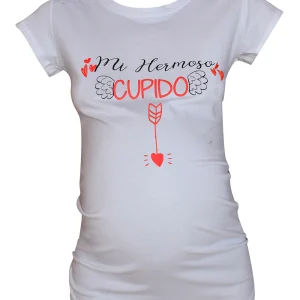 Blusa Maternidad Básica Manga corta. Hermoso cupido