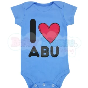 Pañalero Manga Corta niño. I love abu